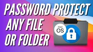 Set Password on File or Folder macOS