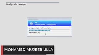 SCCM OSD : Capture an Operating System Image from an existing Reference Computer