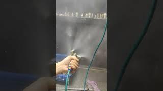 Tank cleaning nozzle, 1/2 male thread, high pressure, water driven spray, 360-degree 3D, CIP nozzle