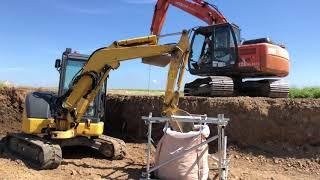 BACKHOE IN ACTION || BUDOY IN JAPAN