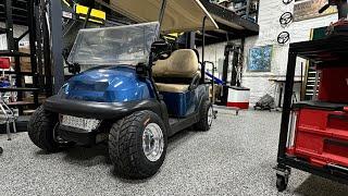 Buying a motor swapped golf cart and upgrading it.