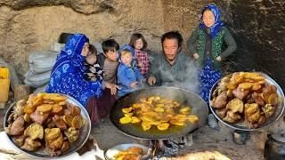 Cooking Chicken in a Cave: A Unique Afghan Village Recipe | Afghanistan Village Life