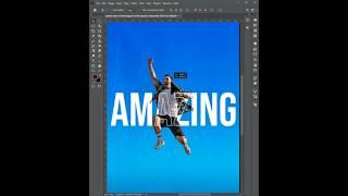Outline text effects using a photograph in Photoshop #adoe #tutorial #photoshop #texteffect #tips