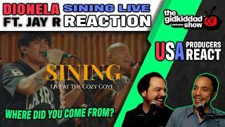 US PRODUCERS REACT - Dionela & Jay R Live at The Cozy Cove Sining Reaction -Where Did You Come From?