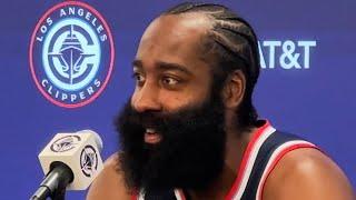 “I Have A Lot To Prove!” James Harden Reacts To Paul George Comments And Clippers Media Day