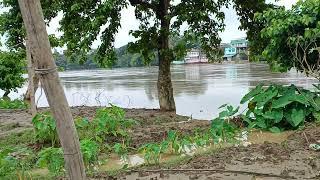 Barak River from Rongpur side of Silchar town