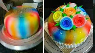 Top Amazing Rainbow Cake | Best Decoration | Making By Sunil Cake Master