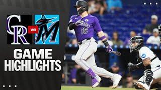 Rockies vs. Marlins Game Highlights (6/2/25) | MLB Highlights