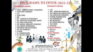 MVN University Admission OPEN 2022 23 College 18 Promotion