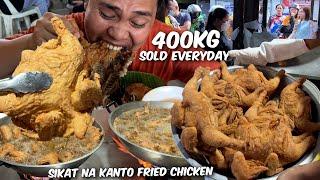 Legendary Kanto Style Fried Chicken Sold More Than 400 KG Everyday | Famous Filipino Street Food