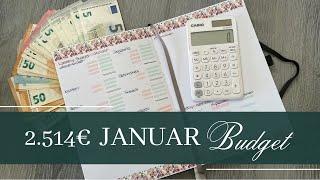 1.075 € CASH STUFFING I JANUAR 𝐁𝐔𝐃𝐆𝐄𝐓 I Cash stuffing & Spartöpfe