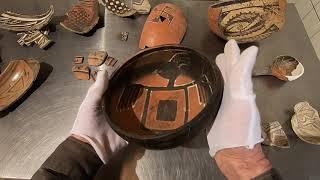 Symbols found on the prehistoric Southwest Anasazi Pottery of the U.S. from A.D. 1300-1400