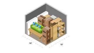 Extra Space Storage: Storage Unit Size Guide