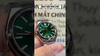 Thêm em Citizen mặt xanh Green size 37 cực hiếm có #watch #citizen #donghonhatban