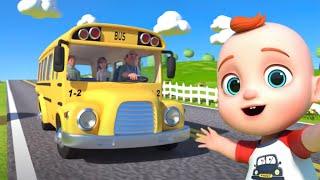 Wheels on the Bus | Baby Nursery Rhymes & Kids Songs|