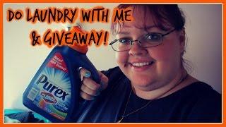 DO LAUNDRY WITH ME - FEATURING PUREX® PLUS CLOROX 2 DETERGENT + GIVEAWAY