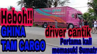 Heboh!!(GHINA) Driver cantik yang pertama kali memasuki Sumatra