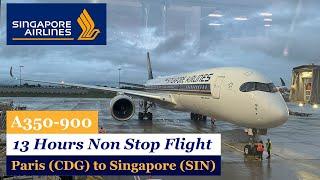 Singapore Airlines 2024 - A350-900 - Paris (CDG) to Singapore (SIN) - SQ331 - Economy #076
