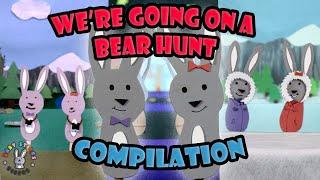 Bear Hunt Compilation | We're Going on a Bear Hunt | Buddy and Charlotte BunBun | Baby Sticks Videos