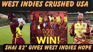 Hope Magnificent Innings & Chase Bowling Leads West Indies To Victory | Windies Now Have Best NRR