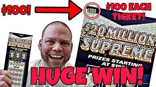 I SPENT OVER $1,800 on scratch off tickets and found A HUGE WINNER!