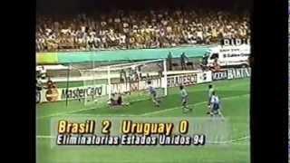 ELIMINATORIAS USA 94: 19/9/1993 Brasil vs Uruguay 2 a 0 (Resumen 2)