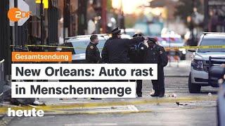 heute 19:00 Uhr vom 01.01.2025 Feuerwerksunfälle, Anschlag in New Orleans, Änderungen in 2025