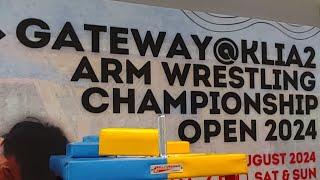 Armwrestling Gateway@KLIA2 right hand P1