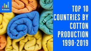 Top 10 Countries By Cotton Production  | TIDA Animated Stat (1990-2019)