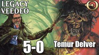 5-0  Temur Delver Legacy by Jujubean! | Legacy | MTGO