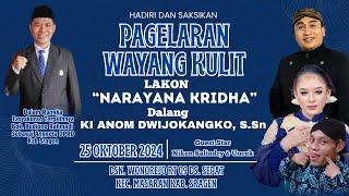 LIVE WAYANG KULIT DALANG KI ANOM DWIJOKANGKO, S.Sn "NARAYANA KRIDHA" BT NIKEN SALINDRY & UNCEK