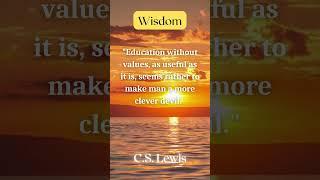  C.S. Lewis on Wisdom
