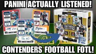 FINALLY! IMPROVEMENTS MADE! 2023 Panini Contenders Football Hobby FOTL Review!