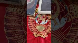 Блошиный рынок. То что осталось от СССР. Сильный лозунг #shorts