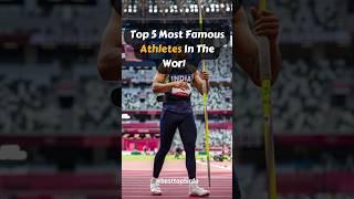 Top 5 Famous Athletes #sports #drift #olympics #ronaldo #messi #neymar #ipl #gym #upsc #ytshort #bts