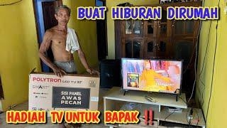 Beli TV buat bapak ditemani kakak kandungku 