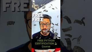 Free Python Certification Course | Free Websites for learning Python #shorts #python