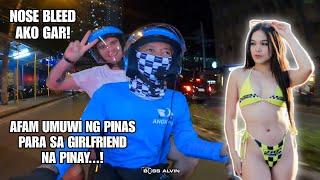 AFAM UMUWI NG PILIPINAS PARA SA GIRLFRIEND NA PINAY / NOSE BLEED AKO GAR / BOSS ALVIN ANGKAS VLOG 01