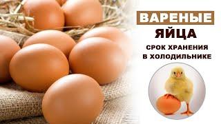 Вареные яйца - срок хранения в холодильнике