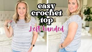 Easy Crochet Top LEFT