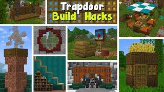 50+ Minecraft Trapdoor Build Hacks!