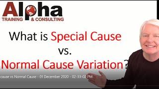 What is Special Cause vs Common Cause? (Online ASQ Certification Preparation Training from Alpha TC)