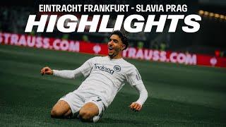 Marmoush-Freistoß erlöst Eintracht  I Eintracht Frankfurt - SK Slavia Praha I Tore & Highlights