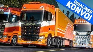 ETS 2: GIGALINER Konvoi #1: Mit 300 Gigaliner-LKW durch Skandinavien! | Euro Truck Simulator 2