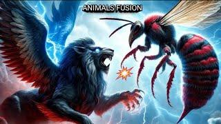 ai draws animals | bionic animals #animals #hybrids #fusion #video