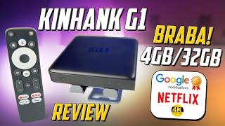 A Tv Box KINHANK G1 é COMPLETA, POTENTE e BARATA!