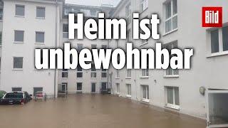 Hochwasser in NRW: Seniorenheim in Hagen wird überflutet