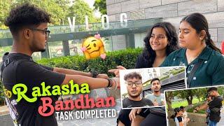 Prank with girls on Raksha Bandhan Challenge complete  Rishi verma vlogs