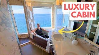 I Stayed in The BIGGEST Cabin on a Cruise Ship