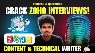 How to Ace ZOHO Content & Technical Writer Interviews 2024  | Tips & Questions